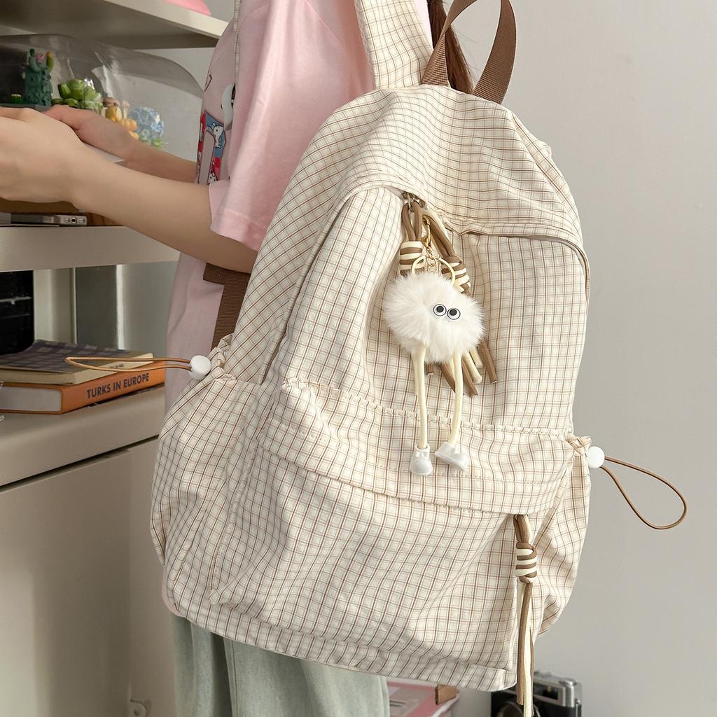 School Bag, Girls, College Students, Fashion Niche, High Value, Lightweight Backpack, High School, Junior High School Students, Computer Backpack