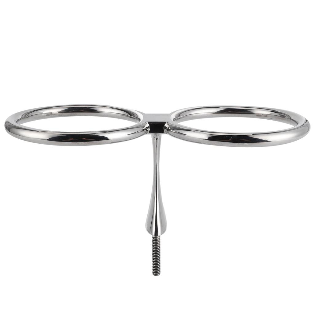 316 Stainless Steel Double Ring Cup Holder Drink Beverage Holder for Marine Boat Yacht Car RV