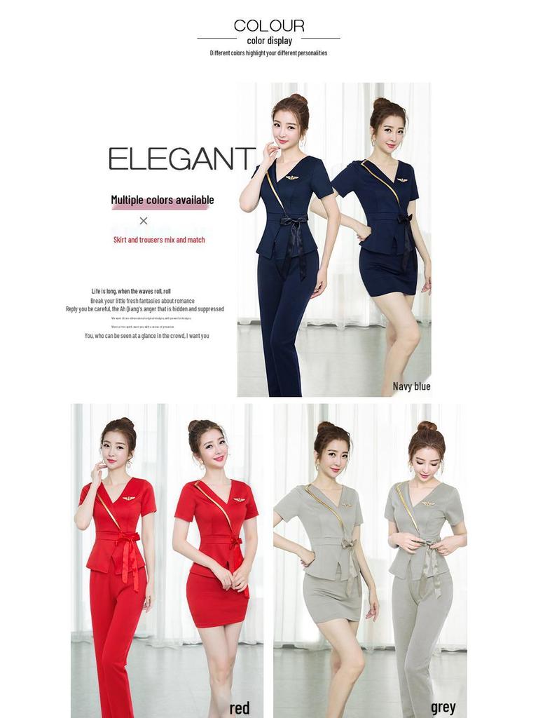 Women's Autumn/Winter Sexy Foot Massage Technician Uniform Set