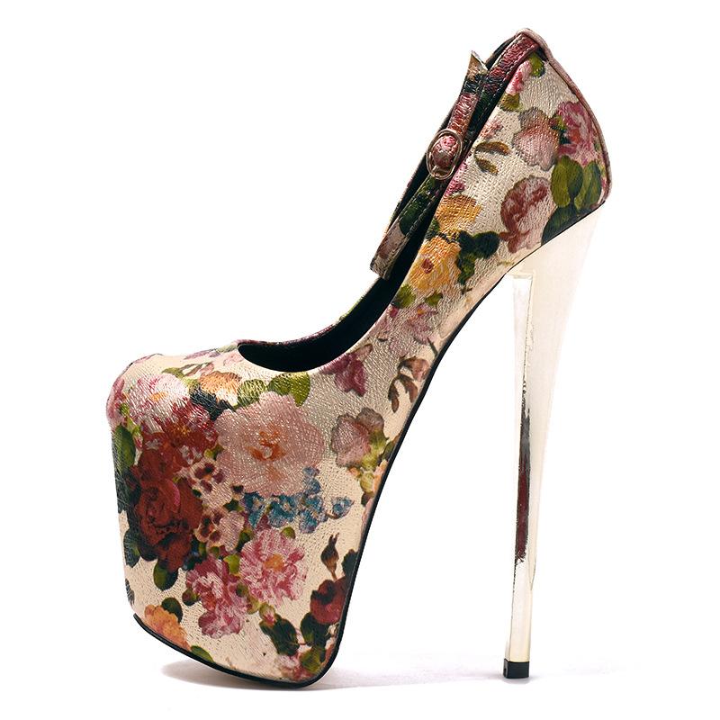 

Новые туфли на высоком каблуке-шпильке 19 см в этническом стиле hate sky high большого размера 34-47 женские туфли 50 размера 34 золотой