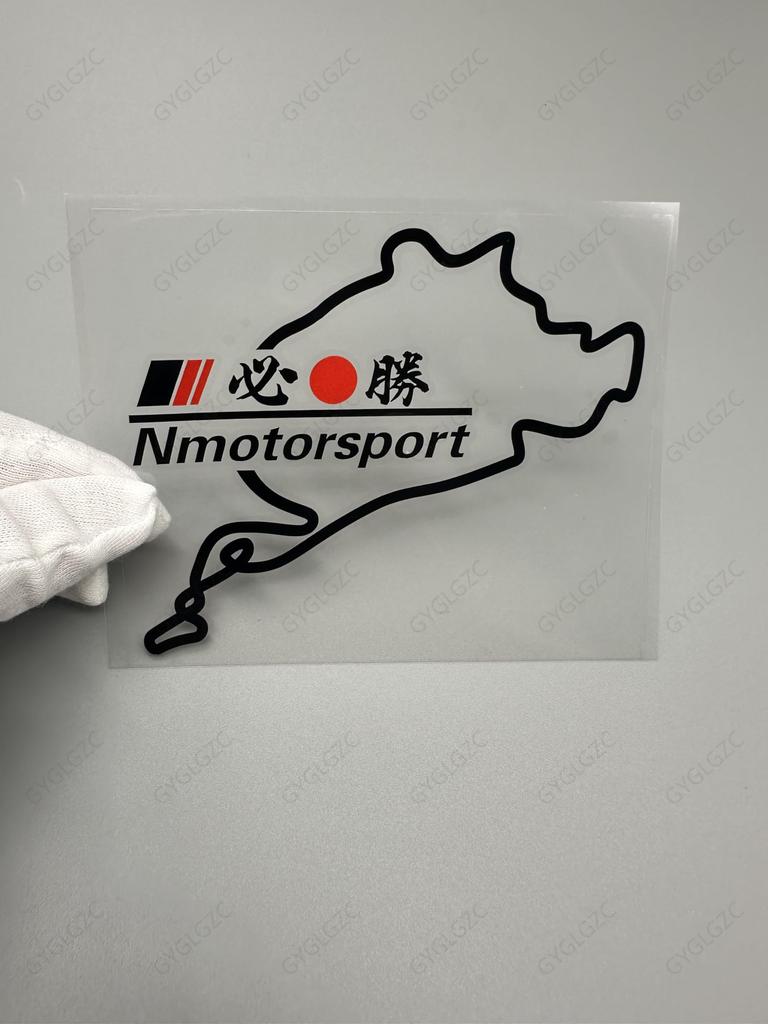 Hissho Fuel Filler Cover Sticker Rear Glass Sticker Compatible with