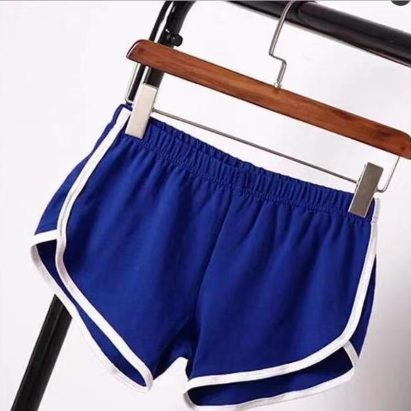 Sports Shorts Women Summer 2026 New Candy Color Anti Emptied Skinny Shorts Casual Lady Elastic Waist Beach Correndo Short Pants