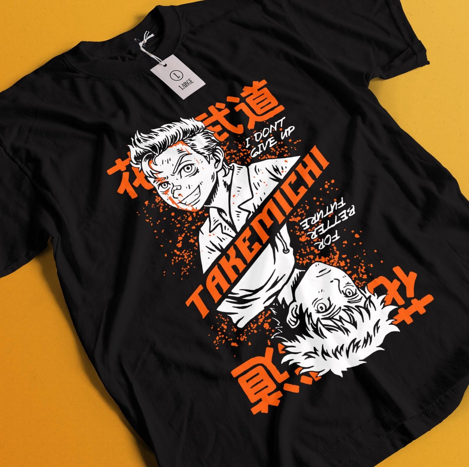 

Tokyo Revengers T-Shirt Mens Womens Tees Top Manjiro Sano Shirt Takemichi Hanagaki Tshirt Ken Hakkai S