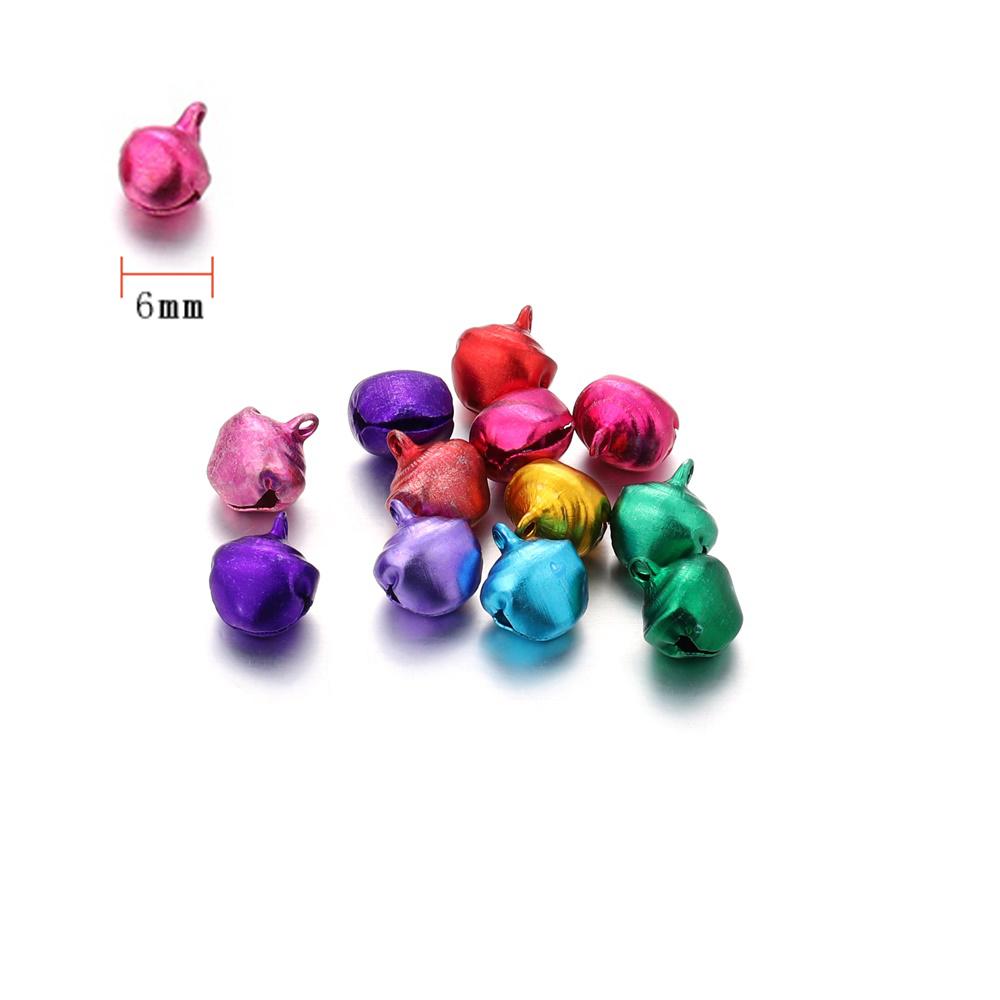 

20-150 шт., алюминиевые колокольчики, свободные бусины, рождественские колокольчики, поделки для DIY, рождественская елка, фестиваль, вечерние украшения, доступ 150 pcs