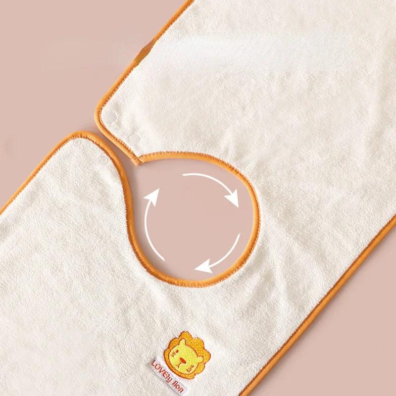 Cartoon Newborn Baby Bibs Prevent Dirt and Moisture Multifunctional Children's Saliva Mouthwash Face Washing Hand Wiping Towel