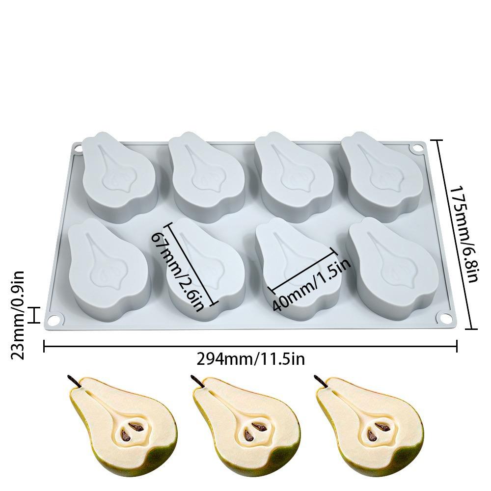 Fruit Shape Bento Cake Silicone Mold Silicone Material Dessert Making Chocolate Mousse Mould Gypsum Making Pudding Mold
