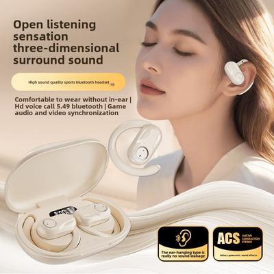 Headphone Bluetooth Ultra-long Endurance Bone Conduction Sports Headphone Wireless Bluetooth Ear Hanging Ear No Leakage