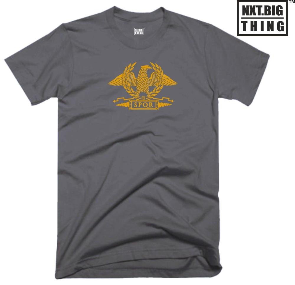 Spqr Eagle T Shirt Casualwear Rounisex Empire Gladiator Warrior Rome Birthday Top