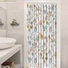 1pc Floral Pattern Printed Shower Curtain, Suitable for Home Bathroom Decoration, Easy Installation, with 12 Hooks Polyester F