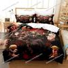 3D Print Skeleton Anime OVERLORD Bedding Set Single Twin Full Queen King Size Bed Set Adult Kid Bedroom Duvet Cover Set