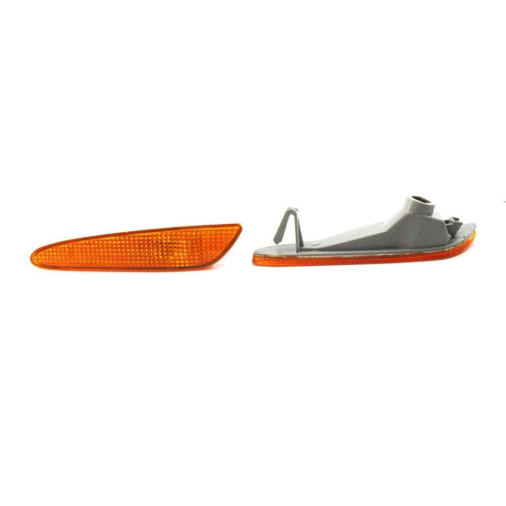 Pair Front Left & Right Bumper Side Marker Light For 03-06 Mercedes W211 E-Class