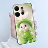 For TCL 503 K33 T513Z K32 T513W Case Luxury Cute Love Rabbit Funny Black Matte Soft Silicone Back Cover Shockproof Phone Case