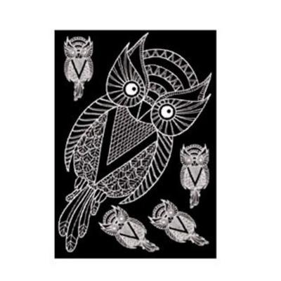 Iron-on Transfer Owls White A4