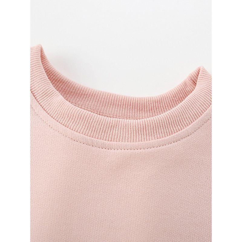 Cotton 2025 Spring and Autumn Children's Dance Long Sleeve T-Shirt for Little Girls, Spring Top, Thin Sweatshirt for Girls 3
