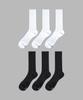 Ilogongchil [3Pack] 1507 Athletic Coolmax Socks_ Snow White/Black