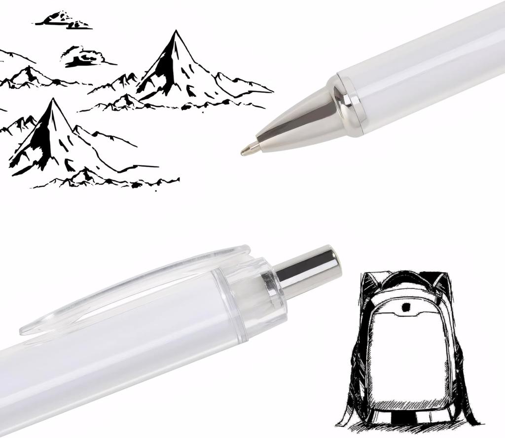 Set of 20 Custom Ballpoint Original Handmade Ballpoint Replacement Ballpoint Remade Ballpoint Paper Insert Ballpoint 20 Replacement Refills Included