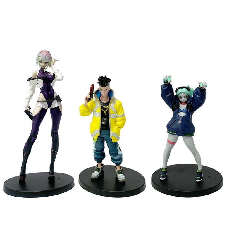 Cyberpunk Edgerunners Rebecca Pvc Figurine With Collectible Display For Anime Fans