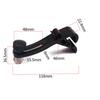Adjustable Clip On Drum Rim Shockproof Mount Microphone Mic Clamp Holder Drum Mount Microphone Holder Black