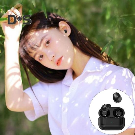 Mini Size Wireless Earphone Noise Reduction Ergonomic Design Ultralight Easy Connect Bluetooth-compatible In-ear Earbuds