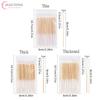 30/90pcs Disposable Longer Cotton Swab Brush Lint Free Micro Brushes Wood Cotton Cotton Swab Brush Make Up Brushes