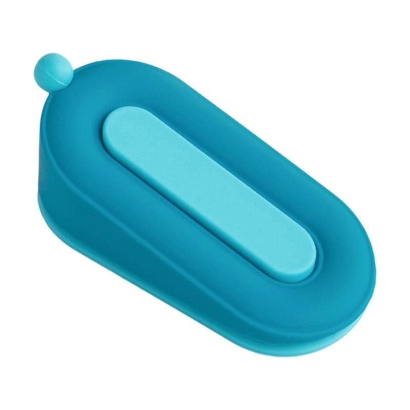 

Doughnuts Shaped PVC Door Holder Quiet Cushioned Buffer Easy to Use for Preventing Accidents & Noise in Various Setting синій