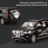 1/32 Scale Prado Diecast Car Model Toy, Pull Back Toy Vehicle with Sound and Light for Kids Toddler Boys Girls Gift Collection