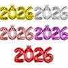 Crown Number Foil Balloons Happy New Year Eve Party Decoration Photo Booth Props Supplies Christmas Home Decor Navidad 2026