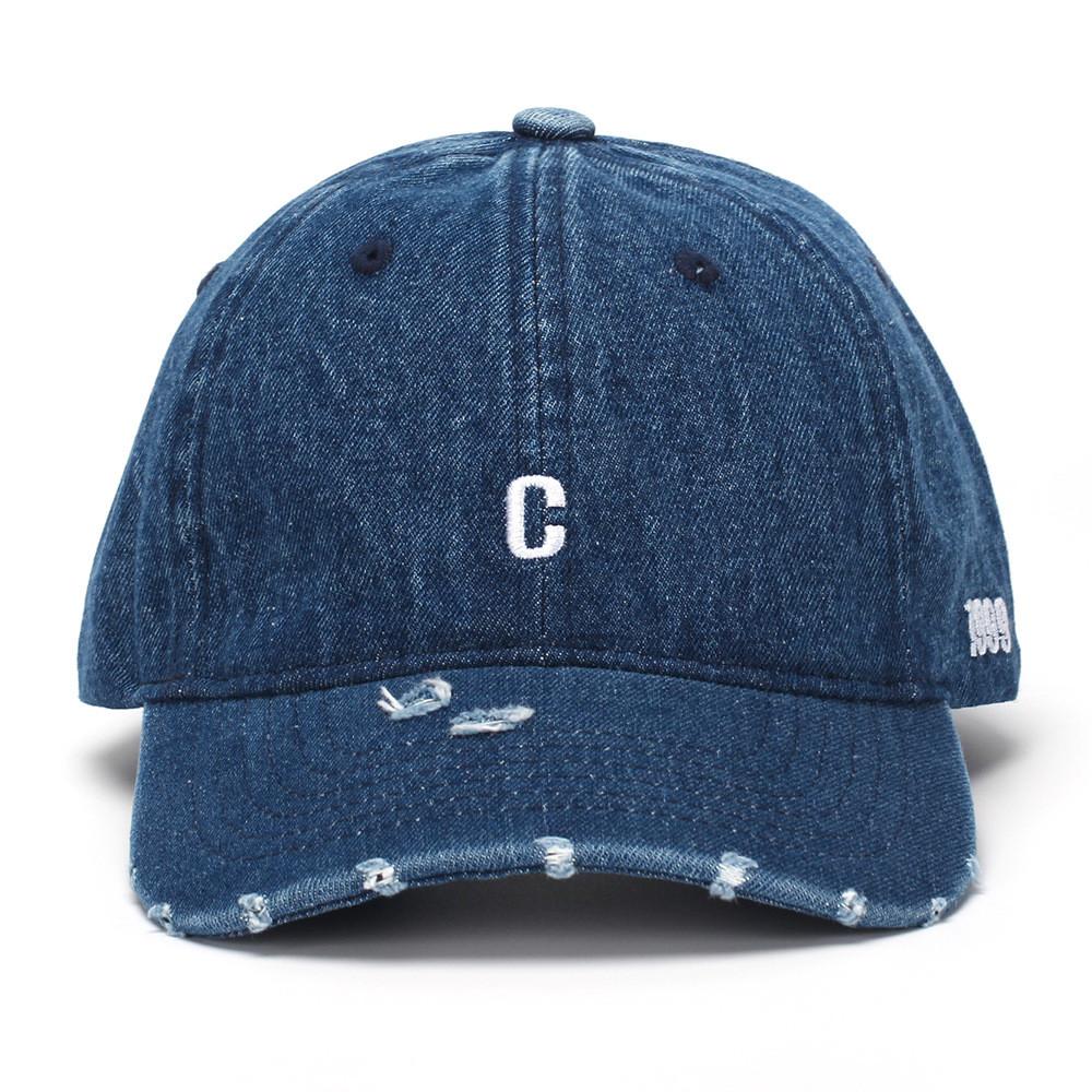 Letter C Embroidered Baseball Cap With Sun Protection For Casual Spring Wear