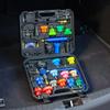 31 Pcs Coolant Pressure Tester Kit with 23 Radiator Adapters Cooling System Water Tank Leak Test Detector Set for Cars