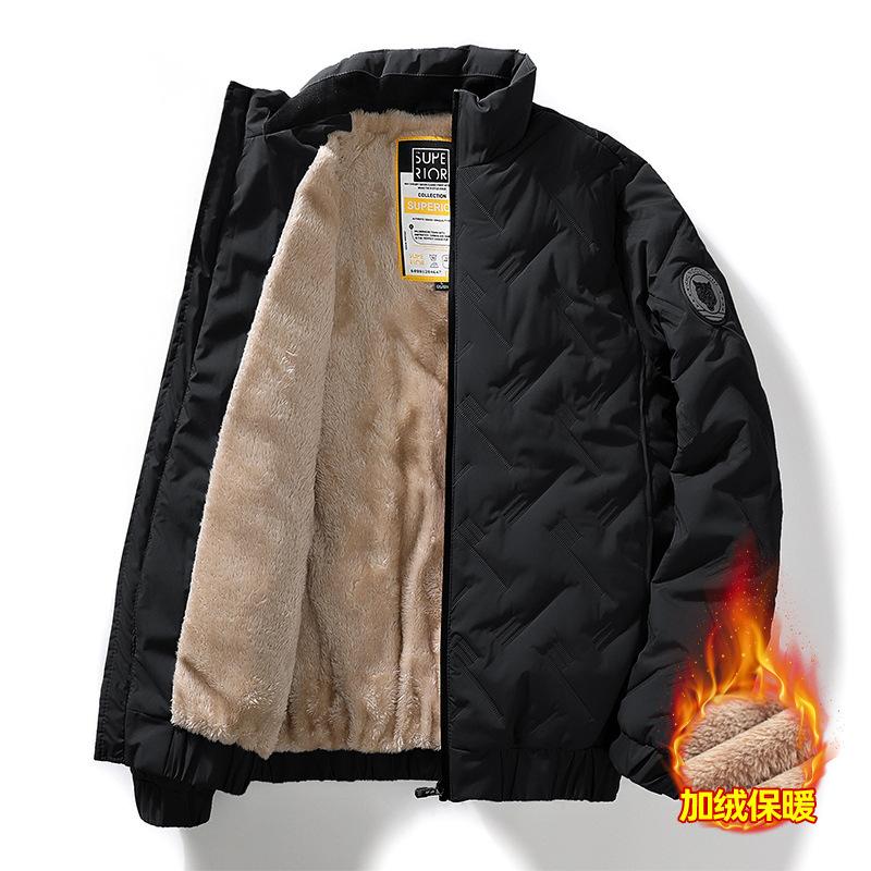 Men's Winter Clothing, Piled and Thickened Middle-aged and Elderly Cotton-padded Clothes, Men's Jackets, Winter Middle-aged People's