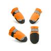 4pcs Lightweight Dogs Shoes with Reflective Striped Dogs Comfortable Dogs Daily Walking Booties Lightweight Cats Shoes