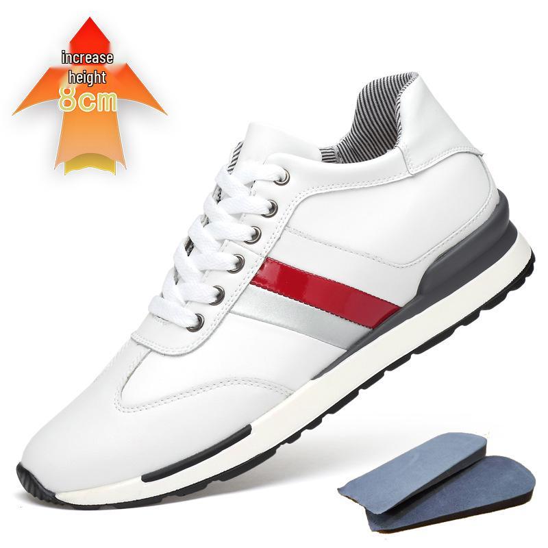 Men s 8cm Height Increasing Breathable Casual Mesh Sneakers Size 38