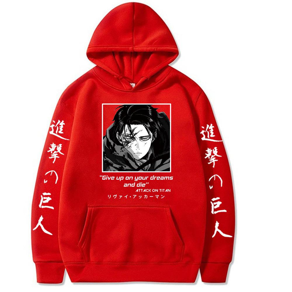 Attack on Titan Japanese Animation Men's Hoodie Autumn Sweatshirt Men Womnen Design Pullover Men's Fleece Hoodies