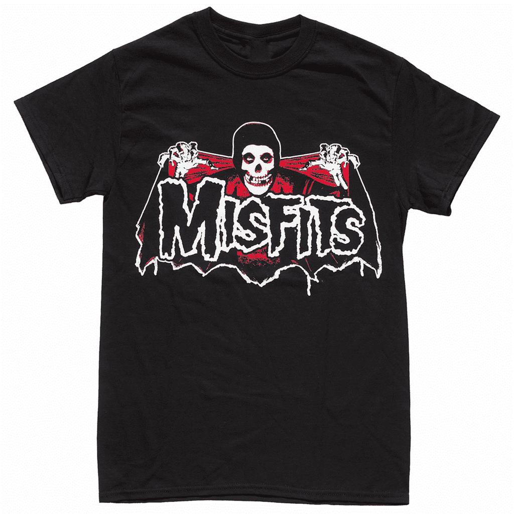 Unisex shirt Cotton Oversize Large Size halloween Misfits Band T-shirt Black Short Sleeve All Sizes PP729