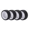 4PCS 1/10 Tires RC Car Rubber Plastic Wheel Tires Ensure Better Grip and Operating Performance