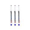 3Pcs Permanent Markers 1mm Nib Oil-Based,Waterproof,Quick-Drying Ideal For Comics,CD,Glass And Graffiti