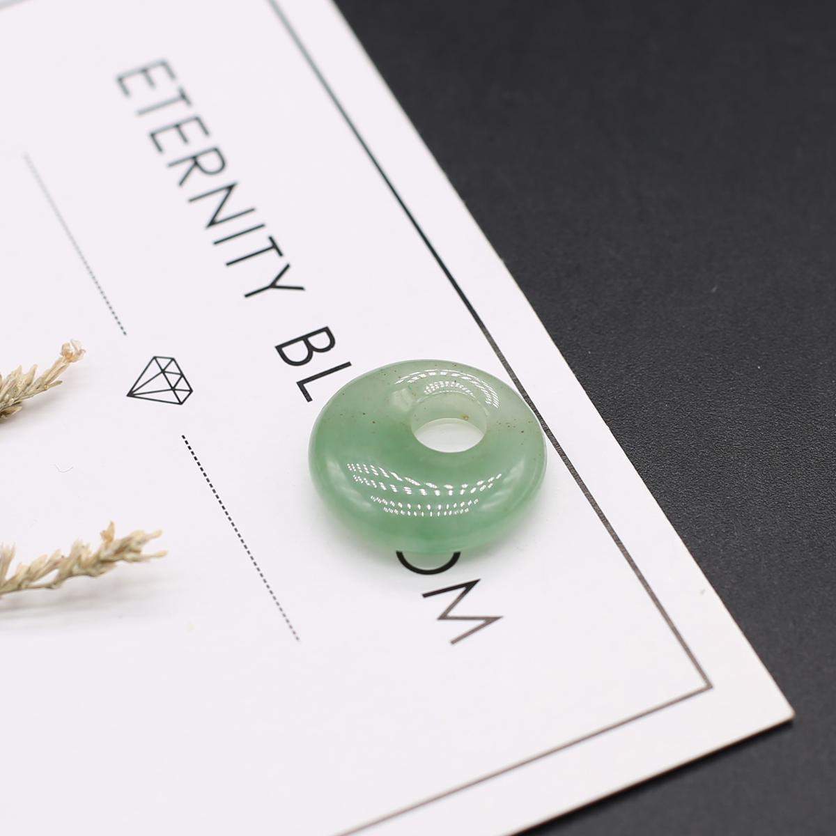 

Бусины из натурального камня, круглые кристаллы с большим отверстием, розовый кварц, аметист, агат, зеленый авантюрин, бирюза, блестящие драгоценные камни, свободные бусины для изготовления ювелирных изделий, поделок своими руками 1Pc/18mm-Green Aventurin