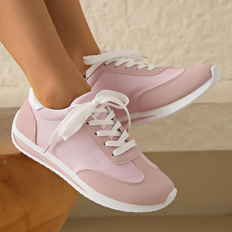 Fashion Plus Size Fashion Pink Sneakers for Women 2025 Autumn Non Slip Casual Sports Shoes Woman Lightweight Platform Sneakers Plus Size