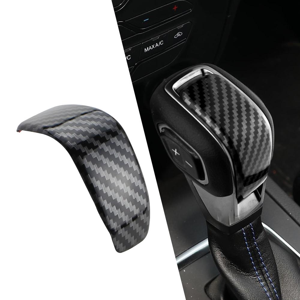 

Декоративная накладка на ручку переключения передач из имитации карбонового волокна для Ford Ranger Raptor Everest Endeavour 2025-2025 AT Аксессуары чёрный