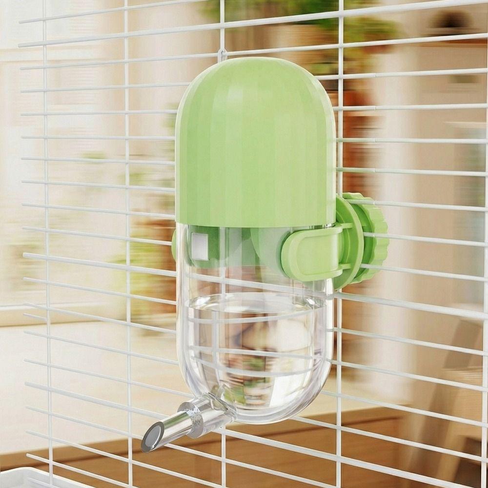 Hanging Birds Water Dispenser Leak-proof Large Capacity Parrot Water Bottle Splash-proof Knob Lock Cage Hanging Drinker
