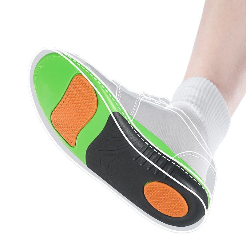 Branțuri ortopedice ultra-moi cu suport pentru arcadă pentru bărbați și femei - Tampoane pentru călcâi anti-oboseală pentru picioare plate