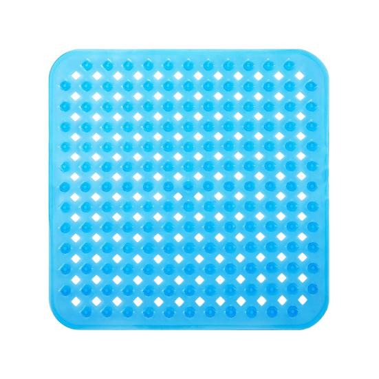 Koupelnová předložka Průhledná Rychlý odtok Masáž Protiskluzová Jednobarevná Přísavkový typ