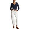 Polo Ralph Lauren Ss25 Solid Regular Sleeve Long Sleeve V-Neck Fitted Knit Sweater Women Sweater WMPOSWENC021331-400