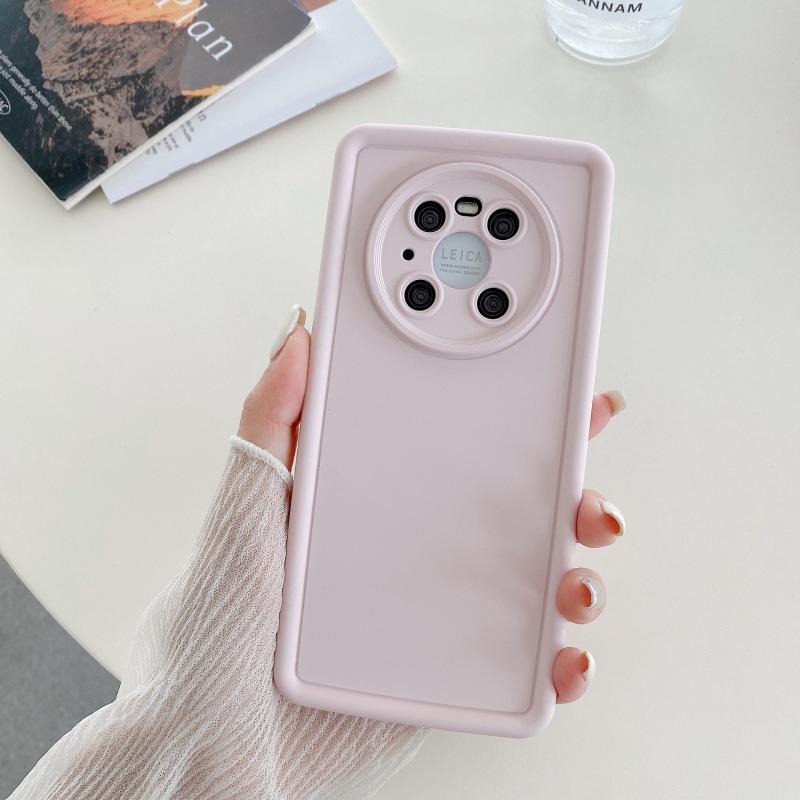 Applicable To vivoX90 Macaron Mobile Phone Case Y78 Solid Color Silicone iQOOZ8 Matte All-inclusive S17 Protective Case 52