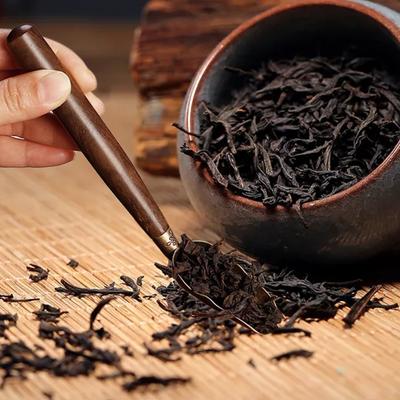 Retro Tea Scoop Long Handle Loose Leaf Tea Scoop Multifunction Creative Tea Shovel Vintage Ebony Teaspoon Tea Accessories