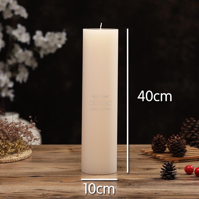 Scentless Smokeless Cylinder Candles for Weddings, Birthdays, Romantic Decor, Hotel, Church, or Dining.