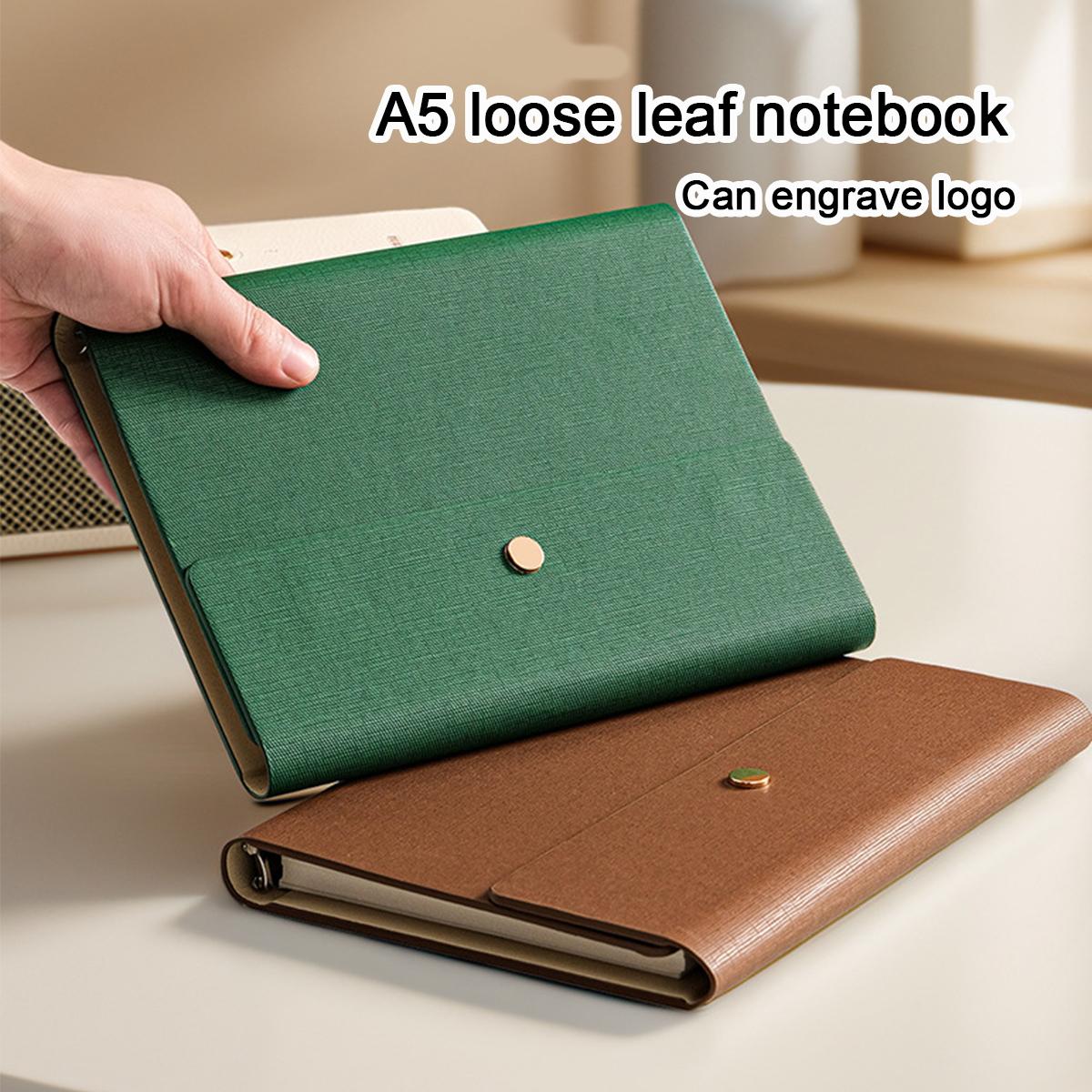 

Ученический блокнот формата А5 из плотной кожи, деловой блокнот с отрывными листами на застежке, книга записей встреч, книга записей путешествий, ежедневник, сменные внутренние страницы A5