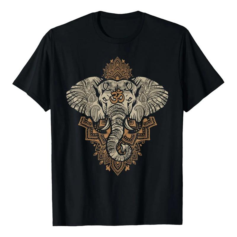 Camiseta De Regalo Psychedelic Goa Elephant Del Psytrance Fe S разноцветный