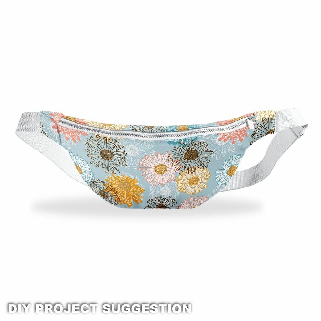 Outdoor Dekostoffe Oxford - Motiv Kamille I Dx292