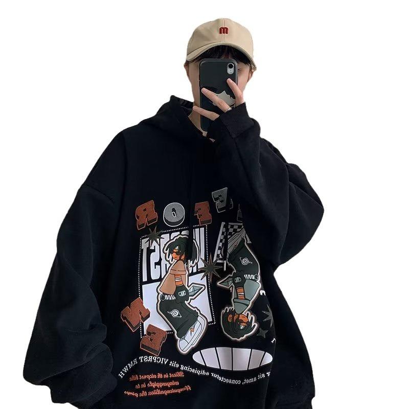 Oversize Heavy Sweater Boys Spring and Autumn Thin Large Size 2026 American Hooded Hip Hop Clothes Jacket Trendy Brand
